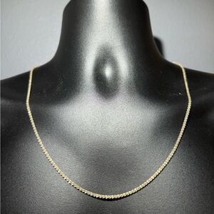 Vintage BB Italy 925 Sterling Silver Chain Link Necklace 20"